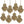 Wooden Hanging Ornaments for Christmas Tree - Set of 8