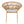 Cyril Outdoor Wicker Papasan Style Dining Chair with Teak Finished Legs - Set of 2