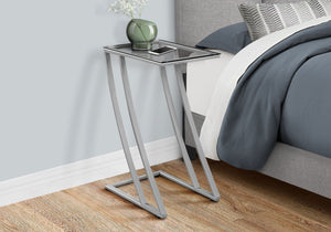 Accent Table C-Shaped with Sturdy Construction