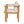 Kaja Outdoor Acacia Wood Dining Chair, Teak Finish Frame
