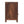 Solid Wood Arc-Line Bedside Table