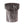 Round Geometric Outdoor End Table - Marble