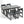 5 Piece Outdoor Dining Set with Umbrella Hole and 4 Armrest Chairs
