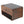 Solid Wood Large Curve Floating Bedside, 1-Drawer, 1 Open Slot, Chestnut
