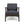 Enchanting Outdoor Club Chair With Slat Panel Design And Water Resistant Cushion - Dark Gray