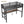 Metal Twin Size Loft Bed with Power Outlet and LED Lighted