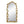 Full Length Arched Wall Mirror With en Leaf Accents Decorative Mirror For Living Room Bedroom - Gold