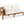 GO 4 Pieces Outdoor Acacia Wood Sofa Set with Coffee Table