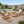 4-Piece Acacia Wood Outdoor Patio Furniture Set with Thick Cushions