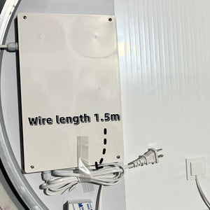 LED Bathroom Mirror With 3 Color Dimmable Backlight
