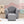 Kids Gray Velvet Upholstered Chair with Ottoman