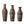 Classic And Neat Floor Vase, High Independent Flower Stand (Set of 3)