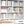 Bookcase Tall With 2 Doors & 2 Drawers, Fixed Open Shelves - White