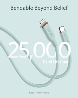 Anker <b>641</b> USB-C to Lightning Cable (Flow, Silicone) - TRAPSKI
