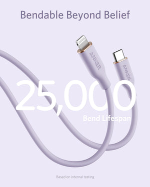 Anker <b>641</b> USB-C to Lightning Cable (Flow, Silicone) - TRAPSKI