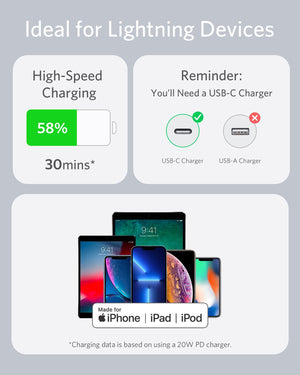 Anker <b>641</b> USB-C to Lightning Cable (Flow, Silicone) - TRAPSKI