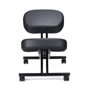 Jomeed Adjustable Ergonomic Home Office Kneeling Chair with Angled Seat, Black - TRAPSKI