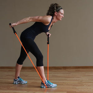 Prism Fitness 400-160-006-1 20 40 60 Pound Fitness Cable Resistance Band Bundle