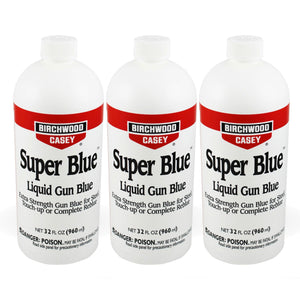Birchwood Casey 32 fl. oz. Super Blue Double Strength Liquid Gun Blue (3 Pack) - TRAPSKI