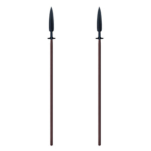 Cold Steel Medium Carbon SK 5 Steel Boar Hunting Spear with Ex Sheath (2 Pack) - TRAPSKI