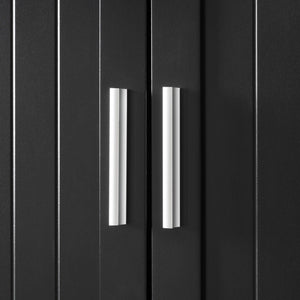 Freestanding Tall Bathroom Cabinet With Soft Close Doors And Adjustable Shelves