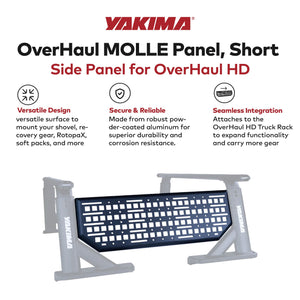 Yakima OverHaul Short Powder Coated Aluminum Molle Side Panel for OverHaul HD