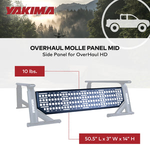 Yakima OverHaul Mid Powder Coated Aluminum Molle Side Panel for OverHaul HD