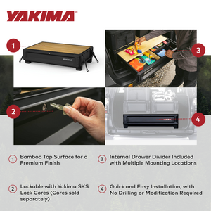Yakima MOD HomeBase Medium Base Unit of Drawer System w/Internal Drawer Divider
