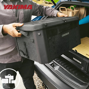 Yakima MOD GearCrate Medium Stackable Premium Tote with Lid and Divider, Black