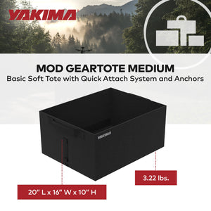 Yakima MOD GearTote Medium Basic Soft Tote with Quick Attach System and Anchors