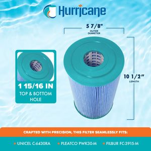 Hurricane HF6430-01M Elite Aseptic Pool and Spa Filter Cartridge Replacement