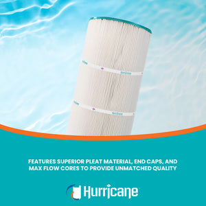 Hurricane HF8610-01 Advanced Pool and Spa Filter Cartridge Replacement, White