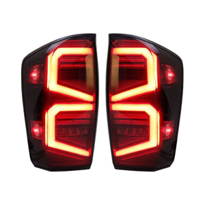 AMERICAN MODIFIED Smoked LED Tail Lights for 2016 to 2023 Toyota Tacoma, 1 Pair