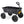 Gorilla Carts Heavy Duty 12 Cubic Foot Poly Yard Dump Garden Utility Cart, Black