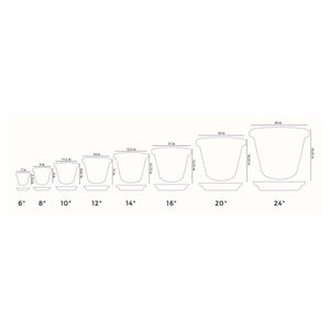 HC Companies Classic 17.63 Inch Tray Saucer for Planters, Terracotta (2 Pack) - TRAPSKI