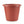 The HC Companies 20 In Plastic Classic Flower Pot Planter, Terra Cotta (2 Pack)