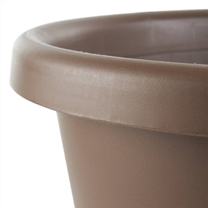The HC Companies 12 Inch Indoor or Outdoor Classic Flower Pot Planter (4 Pack)