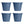 The HC Companies 24 Inch Indoor/Outdoor Classic Flower Pot Planter (4 Pack)