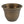 HC Companies Sierra 10 Inch Round Garden Planter Pot, Celtic Bronze (2 Pack)