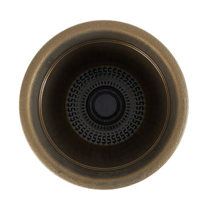 HC Companies Sierra 10 Inch Round Garden Planter Pot, Celtic Bronze (3 Pack) - TRAPSKI