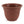HC Companies Sierra 13 In Round Garden Planter Pot, Rustic Redstone (4 Pack)