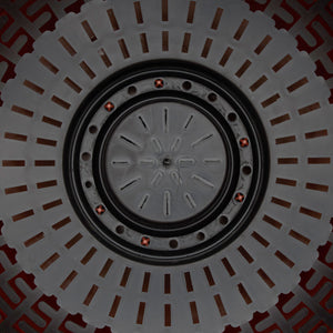 HC Companies Sierra 13 In Round Garden Planter Pot, Rustic Redstone (4 Pack)