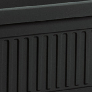 HC Companies 30 Inch Fluted Plastic Venetian Garden Flower Window Box (6 Pack)