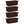 HC Companies 29.5 Inch Fluted Plastic Venetian Flower Box, Chocolate (4 Pack)