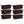 HC Companies 29.5 Inch Fluted Plastic Venetian Flower Box, Chocolate (6 Pack)