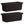 HC Companies 24 Inch Fluted Venetian Garden Flower Window Box, Black (2 Pack)