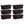 HC Companies 24 Inch Fluted Venetian Garden Flower Window Box, Black (6 Pack)