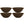 The HC Companies 18 Inch Bowl Planter with with Drainage, Chocolate (4 Pack)