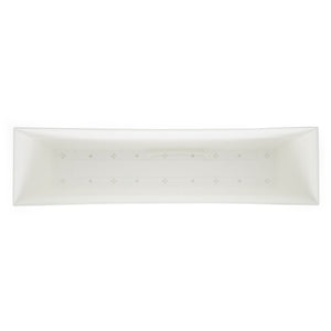 The HC Companies 30 Inch Window Flower Box with Removable Saucer, White (4 Pack)