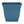 HC Companies 12 Inch Eclipse Planter with Attached Saucer, Slate Blue (2 Pack)